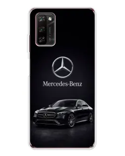 Чехол для Blackview A70 Pro с картинкой «Mercedes — решетка радиатора»