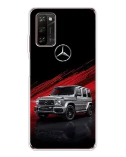 Чехол для Blackview A70 Pro с картинкой «Mercedes G-Class красный»