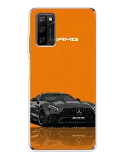 Чехол для Blackview A70 Pro с картинкой «Оранжевый Mercedes AMG»