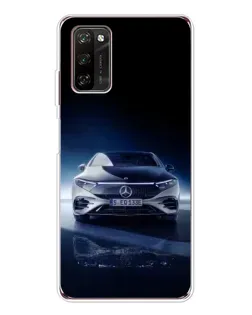 Чехол для Blackview A70 Pro с картинкой «Ночной Mercedes EQ»
