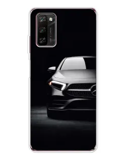 Чехол для Blackview A70 Pro с картинкой «Свет фар Mercedes»