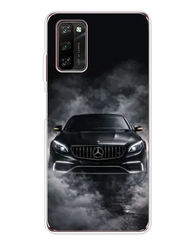 Чехол для Blackview A70 Pro с картинкой «Mercedes в дыму»