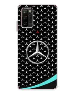 Чехол для Blackview A70 Pro с картинкой «Mercedes — бирюзовый акцент»