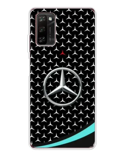 Чехол для Blackview A70 Pro с картинкой «Mercedes — бирюзовый акцент»