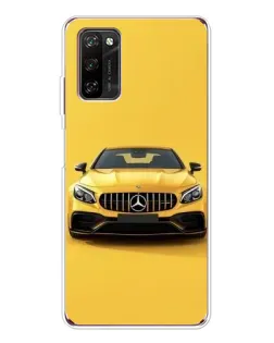 Чехол для Blackview A70 Pro с картинкой «Желтый Mercedes GT»