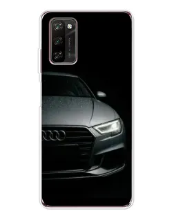 Чехол для Blackview A70 Pro с картинкой «Audi — детализация кузова»