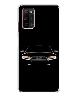 Чехол для Blackview A70 Pro с картинкой «Audi — ночной контур»