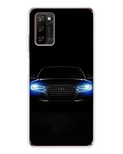 Чехол для Blackview A70 Pro с картинкой «Audi в неоне»