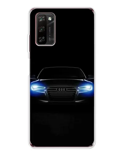 Чехол для Blackview A70 Pro с картинкой «Audi в неоне»