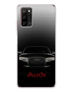 Чехол для Blackview A70 Pro с картинкой «Audi — градиентный контур»
