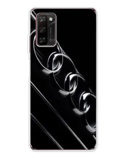 Чехол для Blackview A70 Pro с картинкой «Audi — абстрактные кольца»