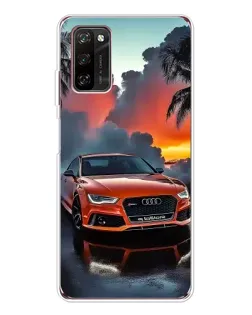 Чехол для Blackview A70 Pro с картинкой «Audi — закат»