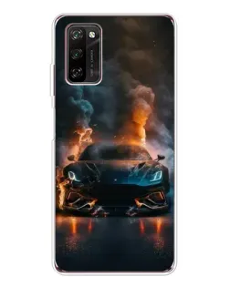 Чехол для Blackview A70 Pro с картинкой «Lamborghini дымная эстетика»