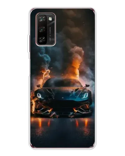 Чехол для Blackview A70 Pro с картинкой «Lamborghini дымная эстетика»