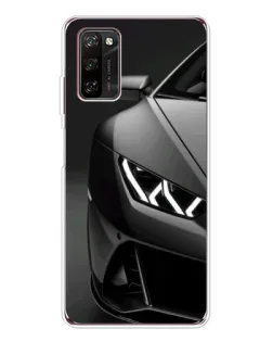 Чехол для Blackview A70 Pro с картинкой «Lamborghini фары детализация»