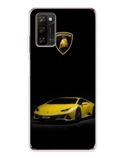 Чехол для Blackview A70 Pro с картинкой «Lamborghini желтый акцент»