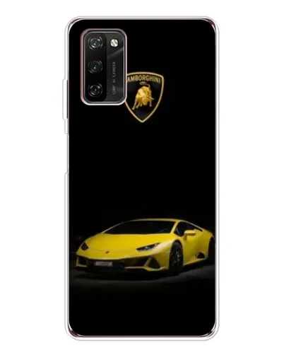 Чехол для Blackview A70 Pro с картинкой «Lamborghini желтый акцент»
