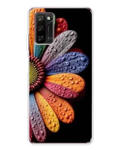 Чехол для Blackview A70 Pro с картинкой «Радужный цветок»