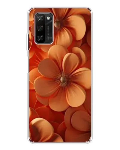 Чехол для Blackview A70 Pro с картинкой «Оранжевый макро цветок»