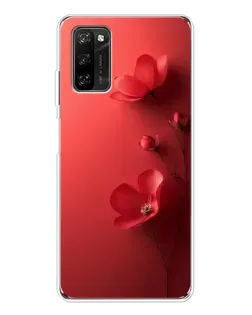 Чехол для Blackview A70 Pro с картинкой «Маковые соцветия»