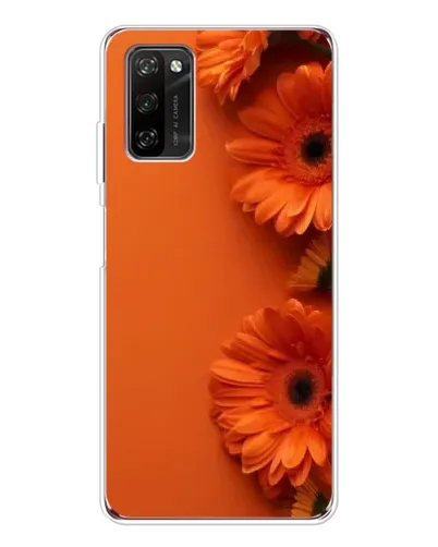 Чехол для Blackview A70 Pro с картинкой «Оранжевые герберы»