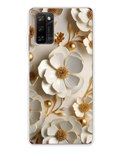 Чехол для Blackview A70 Pro с картинкой «Белие бумажние  цвети»