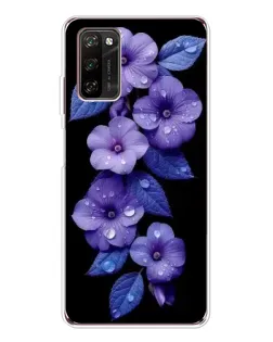 Чехол для Blackview A70 Pro с картинкой «Фиолетовые цветы с росою» Чехол для Blackview A70 Pro с картинкой «Фиолетовые цветы с росою»
