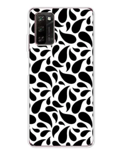 Чехол для Blackview A70 Pro с картинкой «Контрастные черные капли»