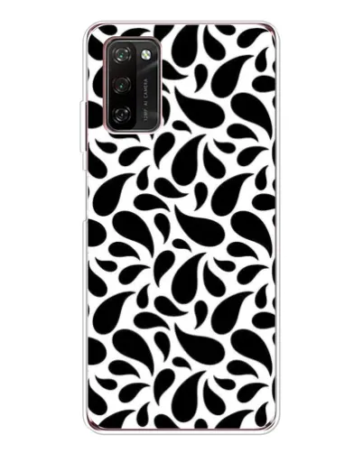 Чехол для Blackview A70 Pro с картинкой «Контрастные черные капли»