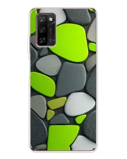 Чехол для Blackview A70 Pro с картинкой «Яркая неоновая галька»