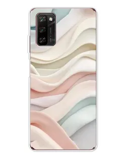 Чехол для Blackview A70 Pro с картинкой «Пастельные нежные волны»