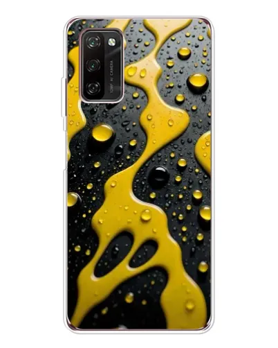 Чехол для Blackview A70 Pro с картинкой «Жидкое желтое золото»