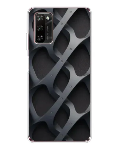 Чехол для Blackview A70 Pro с картинкой «Объемное серое плетение»