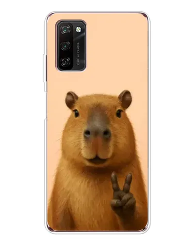 Чехол для Blackview A70 Pro с картинкой «Капибара виктория»