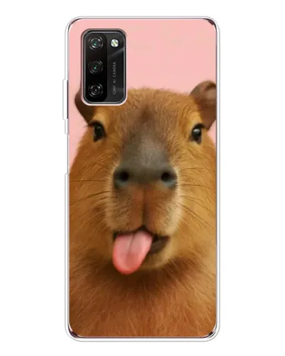 Чехол для Blackview A70 Pro с картинкой «Капибара с языком»