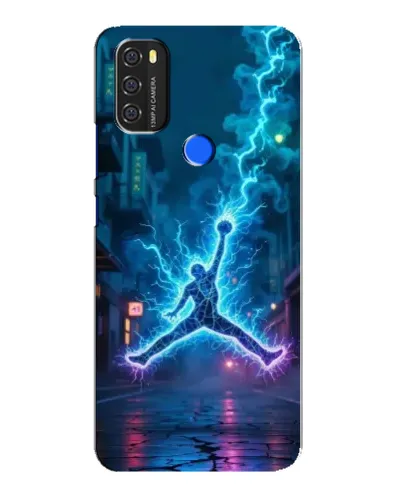 Чехол для Blackview A70 с картинкой «Jordan Gold Jumpman»