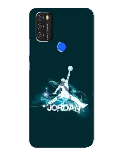 Чехол для Blackview A70 с картинкой «Jordan Blue Fire»