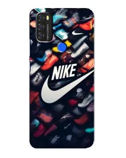 Чохол для Blackview A70 з картинкою «Колекція кросівок Nike»