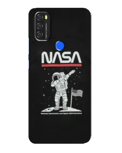 Чохол для Blackview A70 з картинкою «NASA — крокуємо по Місяцю»