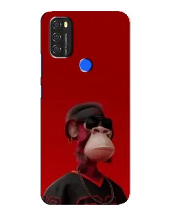 Чохол для Blackview A70 з картинкою «Bored Ape в червоному»