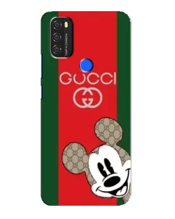 Чехол для Blackview A70 с картинкой «Gucci — полосы и Микки»