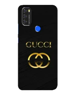 Чехол для Blackview A70 с картинкой «Золотой логотип Gucci»
