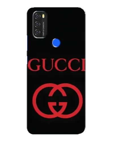 Чехол для Blackview A70 с картинкой «Gucci — красный логотип»