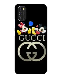 Чехол для Blackview A70 с картинкой «Gucci — герои Disney»