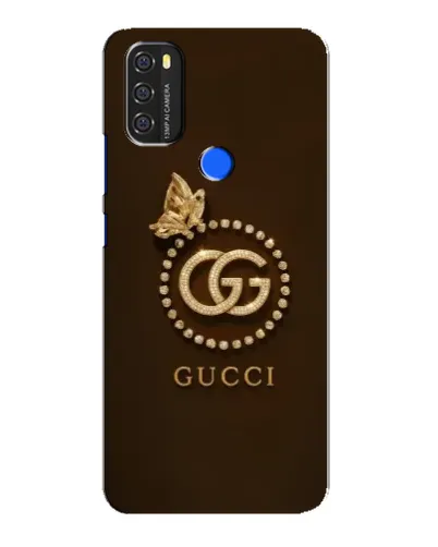 Чехол для Blackview A70 с картинкой «Gucci — золотая бабочка»
