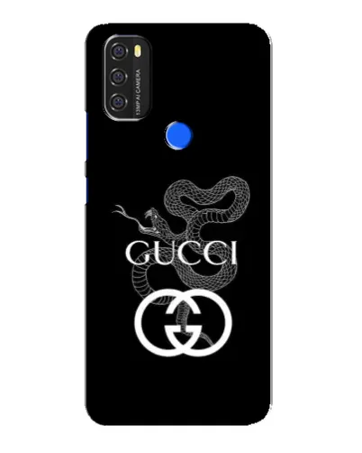 Чехол для Blackview A70 с картинкой «Gucci — серебряная змея»