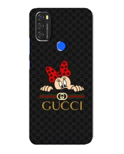 Чехол для Blackview A70 с картинкой «Минни Маус Gucci — черный»