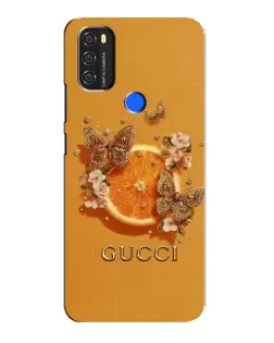 Чохол для Blackview A70 з картинкою «Gucci — золоті метелики»