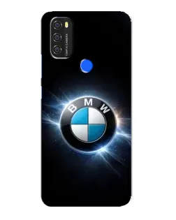 Чохол для Blackview A70 з картинкою «BMW — неонове сяйво»