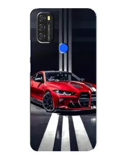 Чохол для Blackview A70 з картинкою «Червона BMW на дорозі»